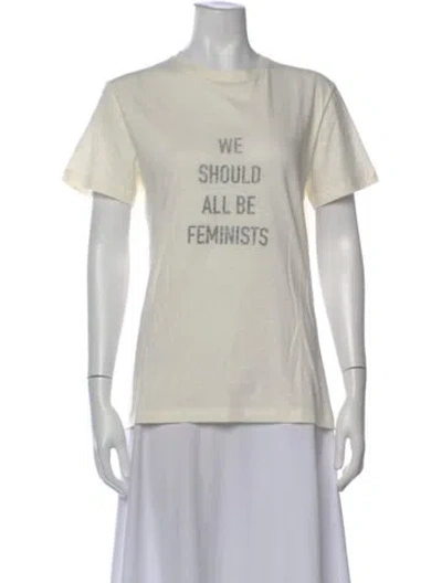 Pre-owned Dior 2018 Graphic Print T-shirt W/ Tags In Neutral