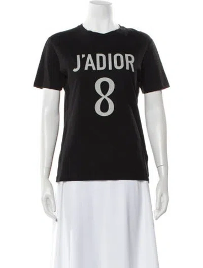 Pre-owned Dior 2018 J'a 8 T-shirt In Black