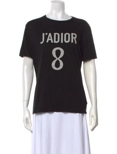 Pre-owned Dior 2018 J'a 8 T-shirt In Black