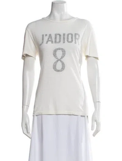 Pre-owned Dior 2018 J'a T-shirt In Neutrals