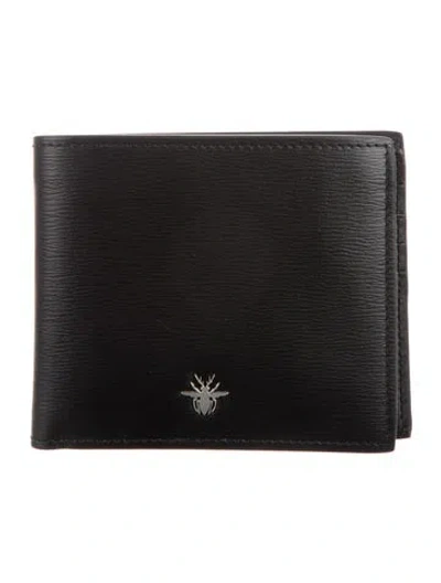Pre-owned Dior 2018 Leather Wallet In Black