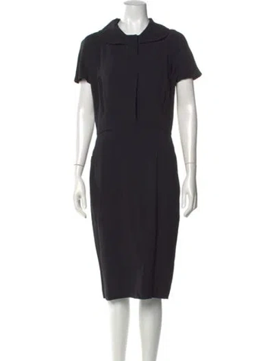 Pre-owned Dior 2018 Midi Length Dress In Black