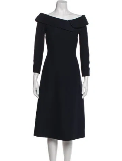 Pre-owned Dior 2018 Midi Length Dress In Blue
