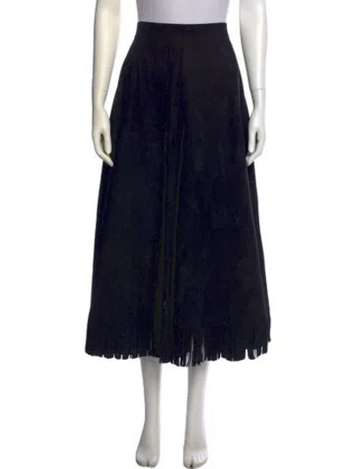 Pre-owned Dior 2018 Midi Length Skirt In Black