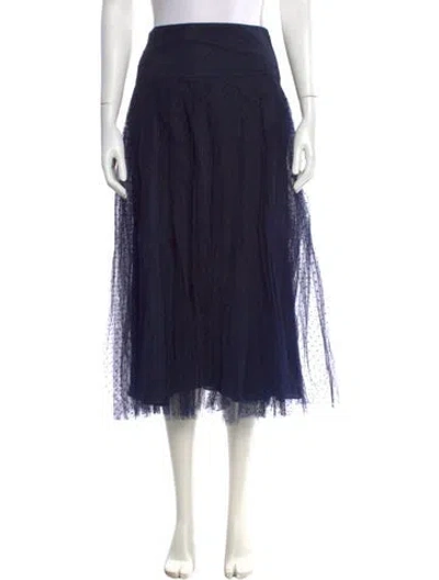 Pre-owned Dior 2018 Midi Length Skirt In Blue