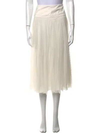 Pre-owned Dior 2018 Midi Length Skirt In Neutrals