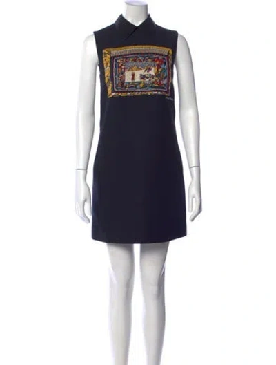 Pre-owned Dior 2018 Mini Dress In Black