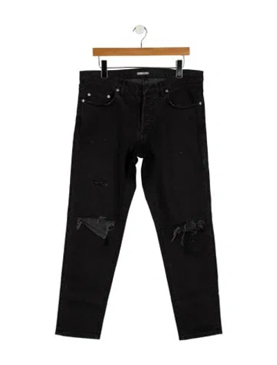 Pre-owned Dior 2018 Moto Jeans In Black
