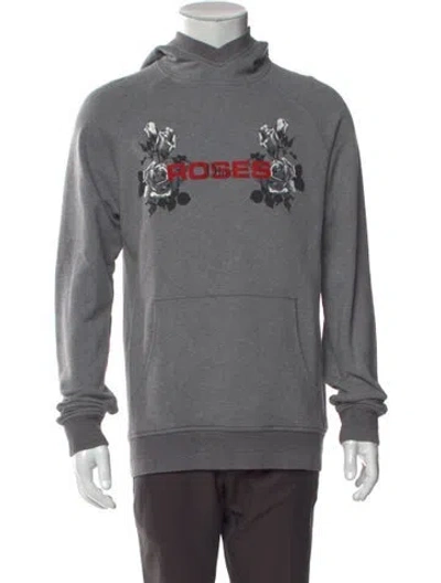 Pre-owned Dior 2018 'roses' Sweatshirt In Gray