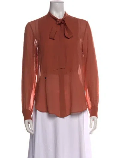 Pre-owned Dior 2018 Silk Blouse In Neutral