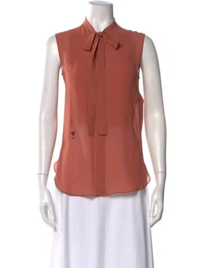 Pre-owned Dior 2018 Silk Blouse In Pink