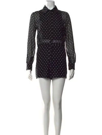 Pre-owned Dior 2018 Silk Jumpsuit In Black
