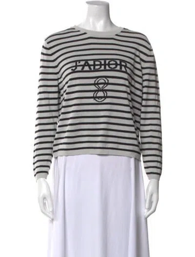 Pre-owned Dior 2018 Silk Sweater In Neutral