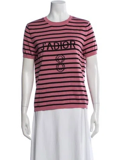 Pre-owned Dior 2018 Silk T-shirt In Pink