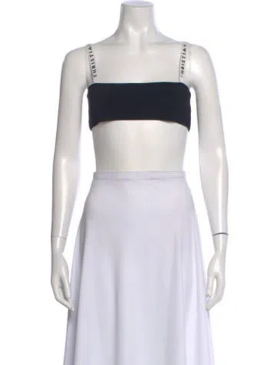 Pre-owned Dior 2018 Strapless Sports Bra In Black