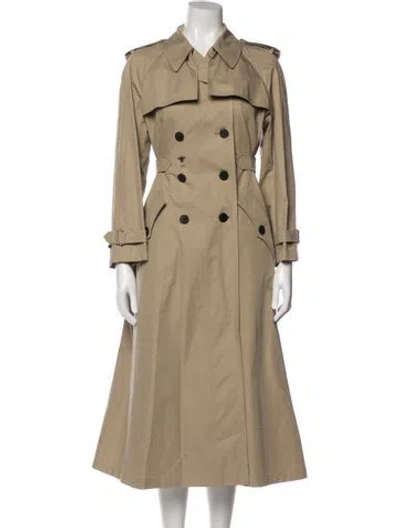 Pre-owned Dior 2018 Trench Coat In Brown