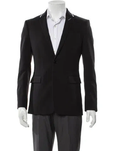 Pre-owned Dior 2018 Virgin Wool Blazer In Black