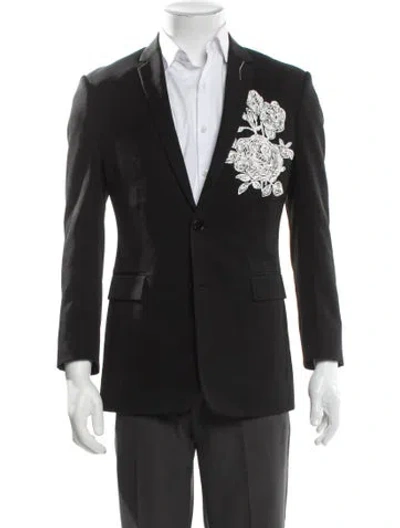 Pre-owned Dior 2018 Virgin Wool Blazer In Gray