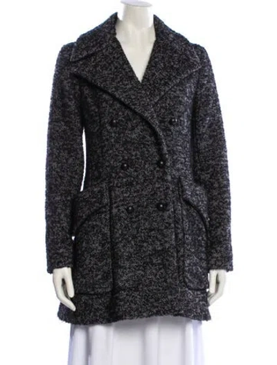Pre-owned Dior 2018 Virgin Wool Jacket In Black