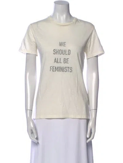 Pre-owned Dior 2018 We Should All Be Feminists T-shirt In Neutral