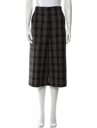 Pre-owned Dior 2018 Wide Leg Pants In Black