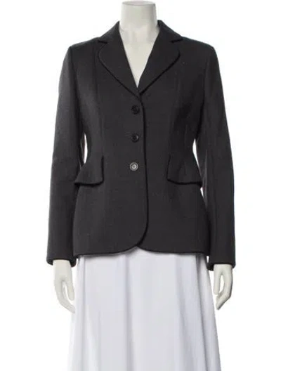 Pre-owned Dior 2018 Wool Blazer In Gray