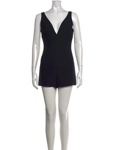 Pre-owned Dior 2018 Wool Romper In Black