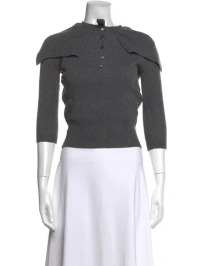 Pre-owned Dior 2018-2019 Cashmere Sweater In Gray