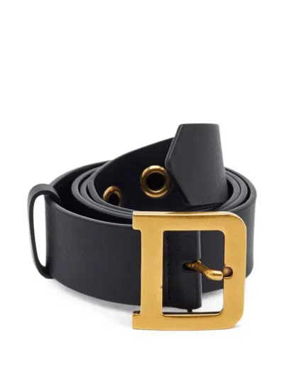 Pre-owned Dior 2019 Quake Belt In Black