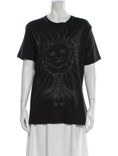 Pre-owned Dior 2019 Graphic Print T-shirt In Black