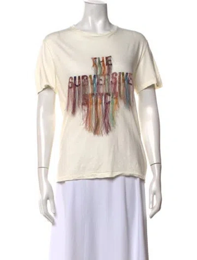 Pre-owned Dior 2019 Graphic Print T-shirt In White