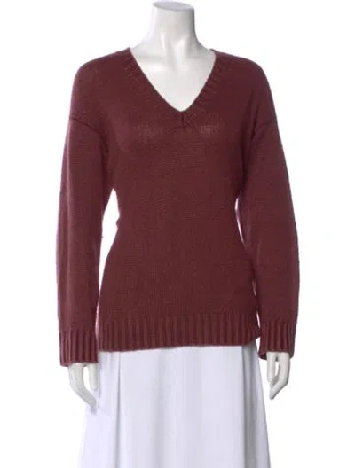 Pre-owned Dior 2019 J'a 8 Sweater In Burgundy