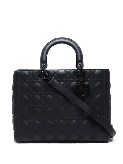Pre-owned Dior 2019 Lady  Two-way Hand Bag In Black