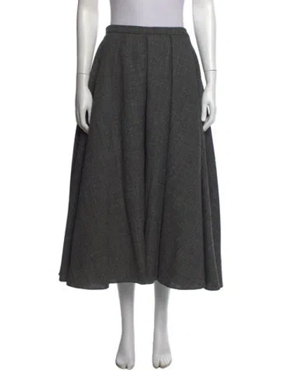 Pre-owned Dior 2019 Long Skirt In Gray