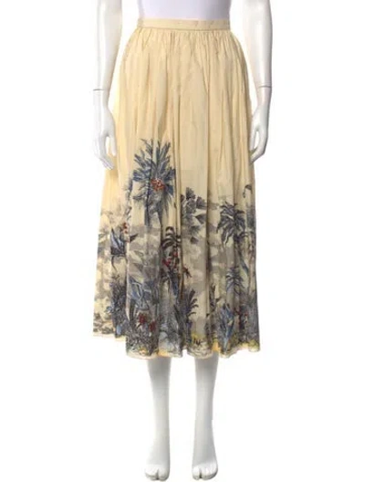Pre-owned Dior 2019 Midi Length Skirt In Neutrals