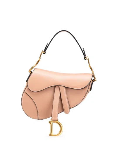 Pre-owned Dior 2019 Mini Leather Saddle Satchel