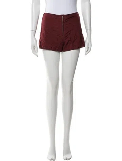Pre-owned Dior 2019 Mini Shorts In Burgundy