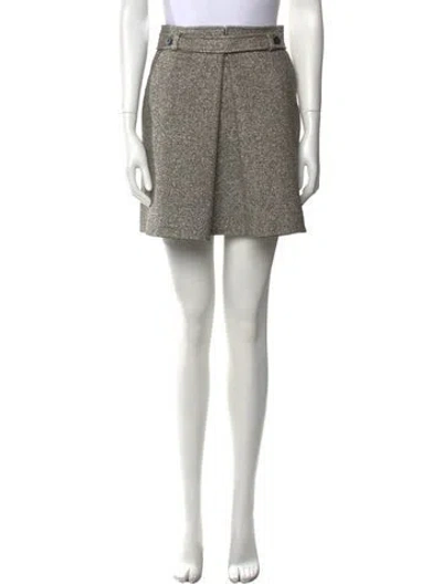 Pre-owned Dior 2019 Mini Skirt In Gold