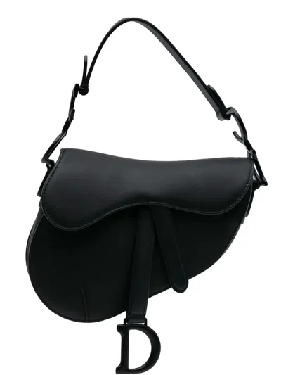 Pre-owned Dior 2019 Mini Ultra Matte Calfskin Saddle Satchel