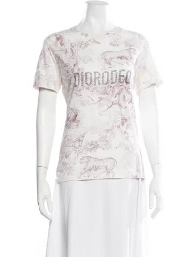 Pre-owned Dior 2019 Printed T-shirt In Pink