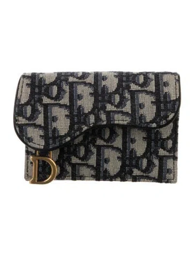 Pre-owned Dior 2019 Saddle Compact Wallet