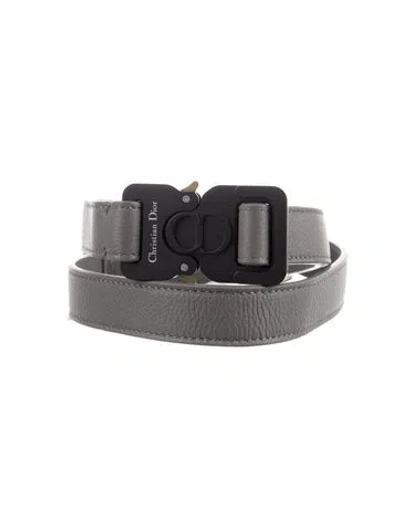 Pre-owned Dior 2019 Skinny Belt W/ Tags In Gray