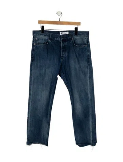 Pre-owned Dior 2019 Straight Leg Jeans In Blue