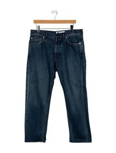 Pre-owned Dior 2019 Straight Leg Jeans In Blue