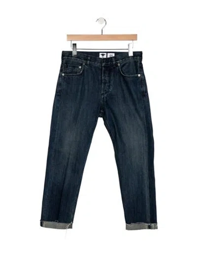 Pre-owned Dior 2019 Straight Leg Jeans In Blue