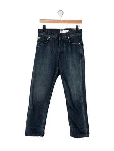 Pre-owned Dior 2019 Straight Leg Jeans In Blue