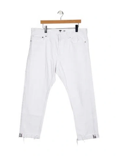 Pre-owned Dior 2019 Straight Leg Jeans In White