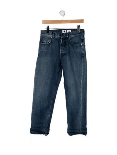 Pre-owned Dior 2019 Straight Leg Pants In Blue