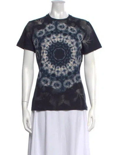 Pre-owned Dior 2019 Tie-dye Print T-shirt In Blue