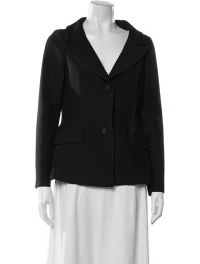 Pre-owned Dior 2019 Wool Blazer In Black